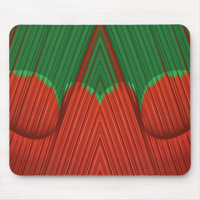  Fractal ~ Christmas ~ Mouse Mat (Front)