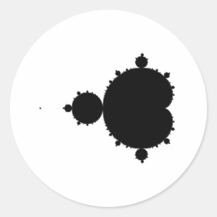 Fractal Classic Round Sticker