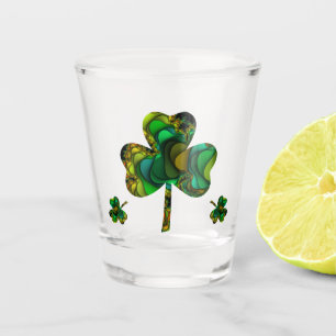 Fractal Clover Shot Glass