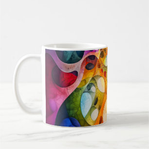 Fractal Colorwake Mug