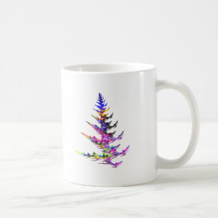 Fractal - Colourful Christmas Tree Coffee Mug