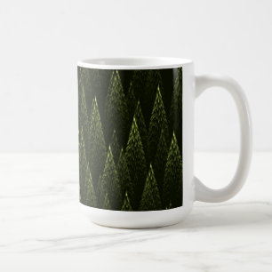 Fractal Conifer Forest Coffee Mug
