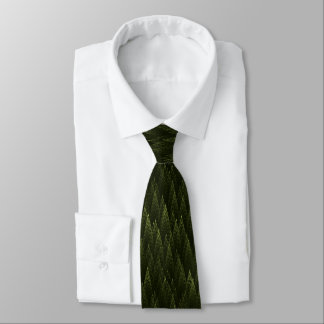 Fractal Conifer Forest Tie