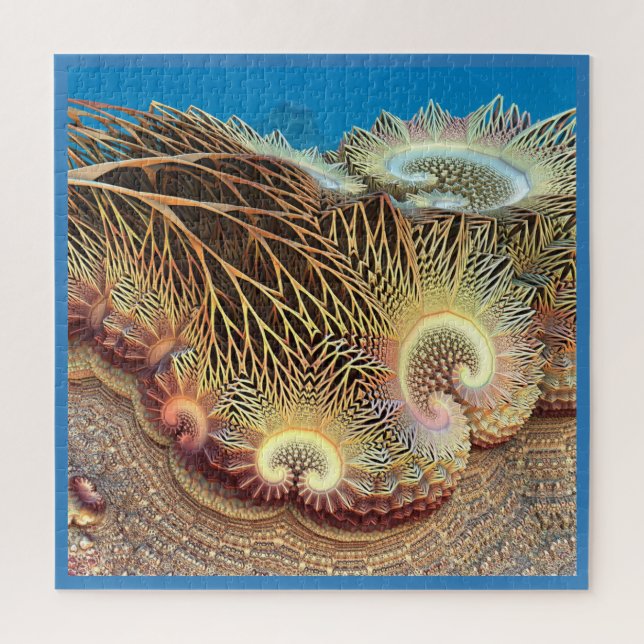 Fractal Coral Reef Puzzle (Vertical)