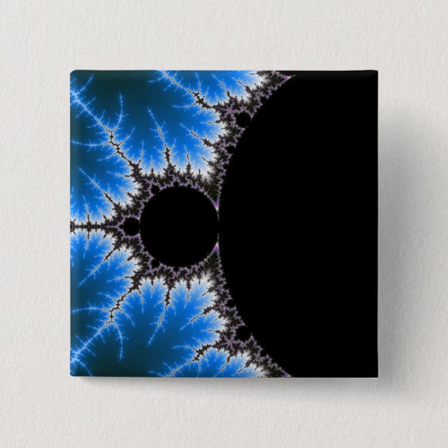 Fractal dark button (Front)