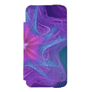 Fractal Delicate Cyan Palette Incipio Watson™ iPhone 5 Wallet Case