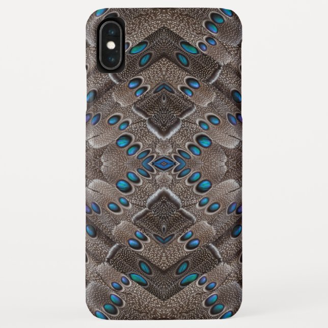 Fractal Design Pheasant Feather Case-Mate iPhone Case (Back)