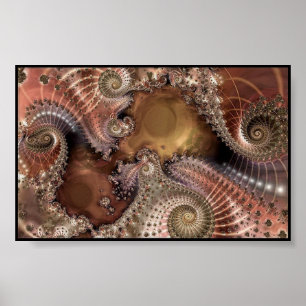 fractal-digital art poster