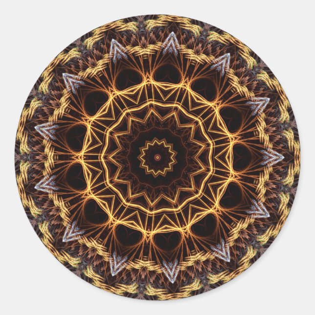 Fractal Doily Sticker (Front)