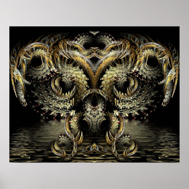 Fractal DragonOwl Poster (Front)