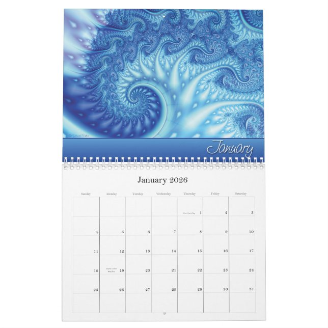 Fractal Dreams 2010 Calendar (Jan 2026)