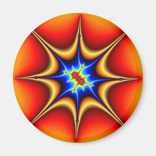 Fractal Emblem - Fractal Art Magnet (Front)