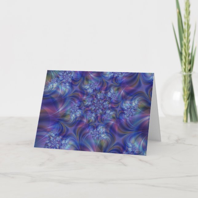 Fractal Essence Greeting Card (Front)