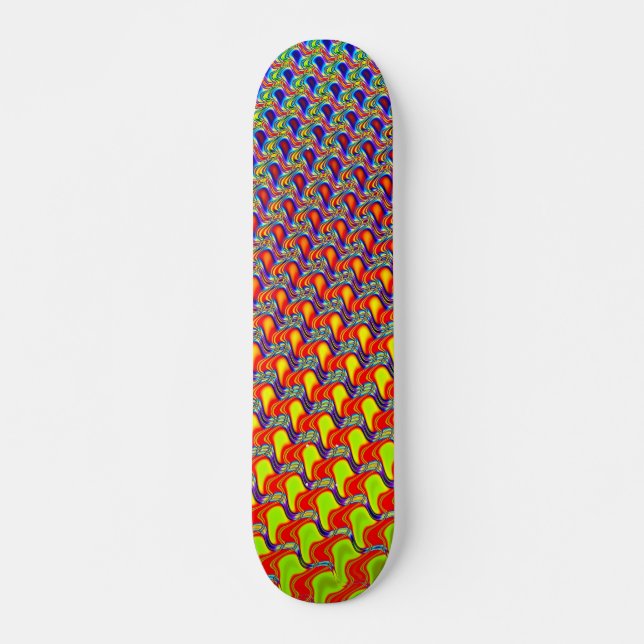 Fractal Facets Skateboard (Front)