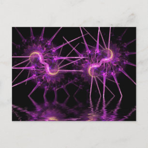 Fractal Fantasy Insect Postcards