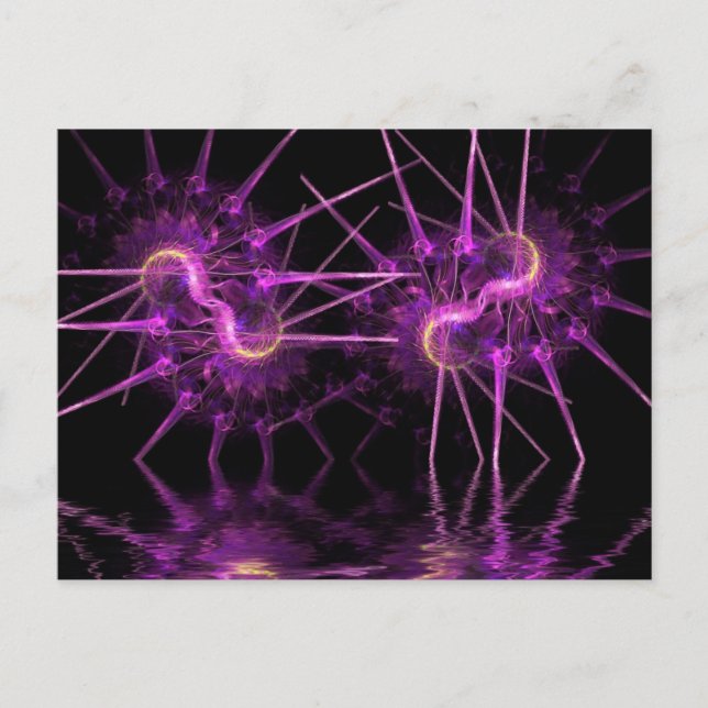 Fractal Fantasy Insect Postcards (Front)