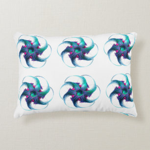 Fractal Fantasy Swirls Pillow