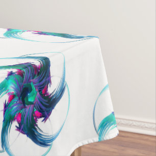 Fractal Fantasy Swirls Tablecloth
