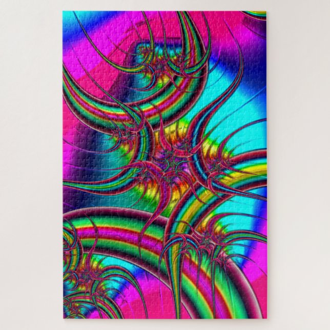 fractal feathers puzzle (Vertical)