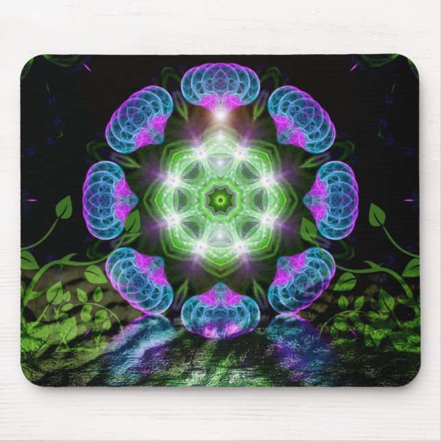 Fractal Ferris Wheel Mousepad (Front)