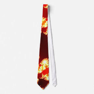 Fractal fire tie