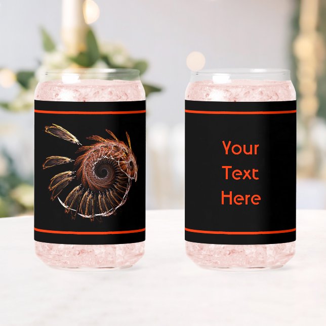 Fractal Firebird Can Glass (Insitu (Wedding))