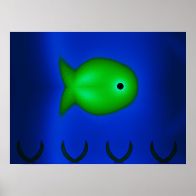 Fractal Fish Poster (Front)