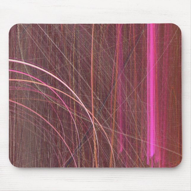 Fractal Flame Abstract 02 Mouse Mat (Front)