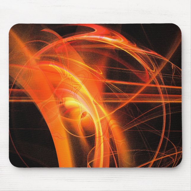 Fractal Flame Abstract 07 Mouse Mat (Front)