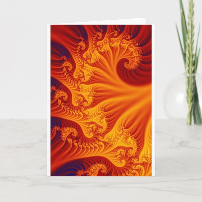 Fractal flame-card card (Front)