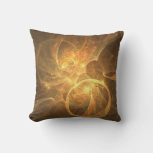 Fractal flame space energy fantasy cushion