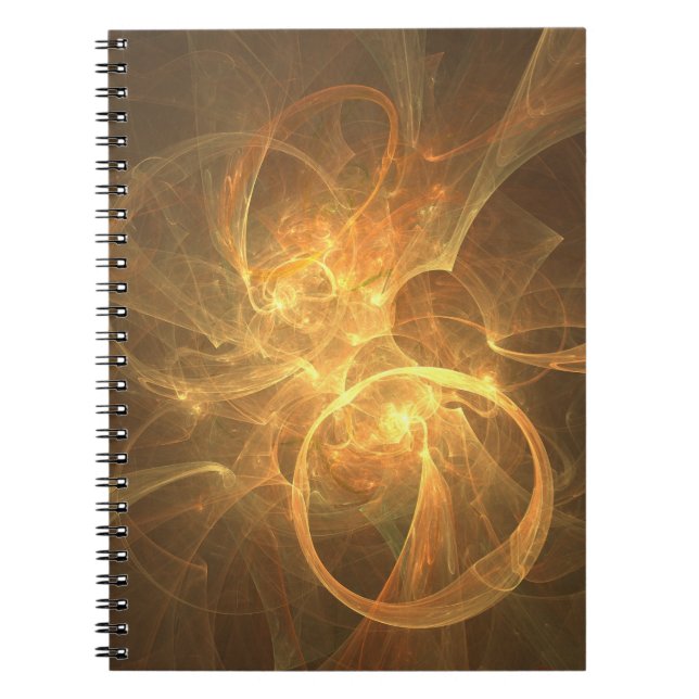 Fractal flame space energy fantasy notebook (Front)
