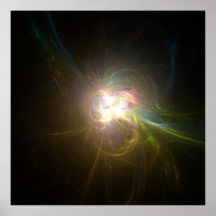 Fractal Flame : The inner light Poster