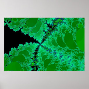 Fractal Flora Poster