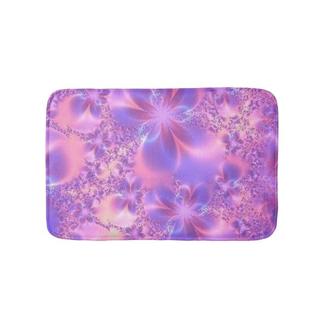 Fractal Flower Bath Mat (Front)