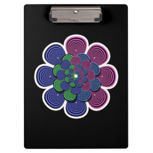 Fractal Flower Clipboard