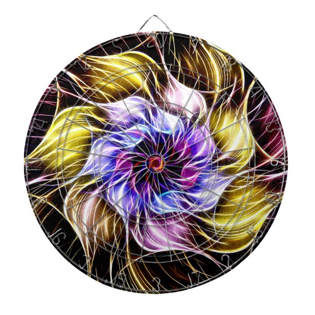 fractal flower dartboard (Front)