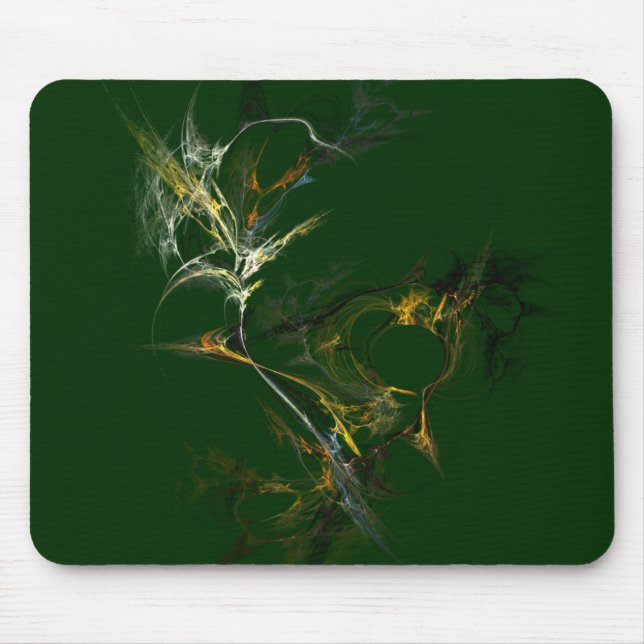 Fractal Flower Mouse Mat (Front)