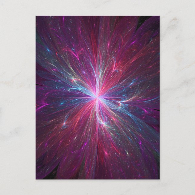 Fractal Flower Postcard (Front)
