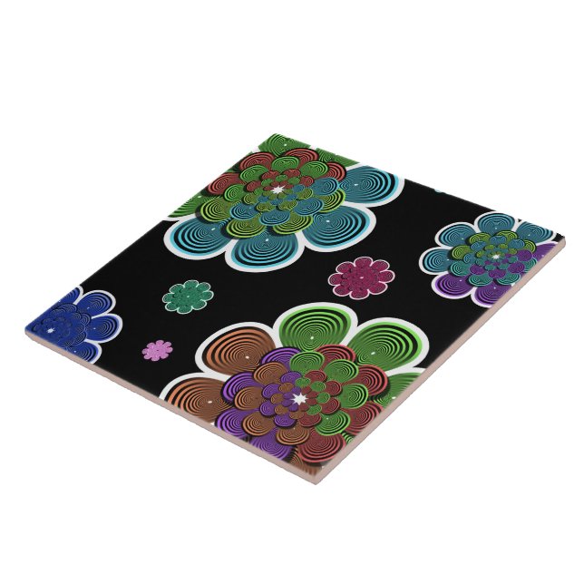Fractal Flower Two Tile (Side)
