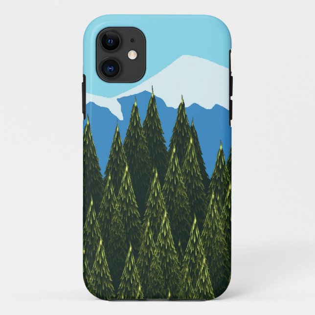 Fractal Forest Case-Mate iPhone Case (Back)