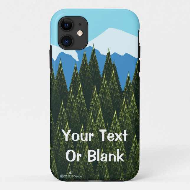 Fractal Forest Case-Mate iPhone Case (Back)
