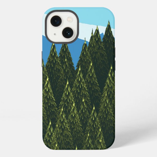 Fractal Forest iPhone Case (Back)