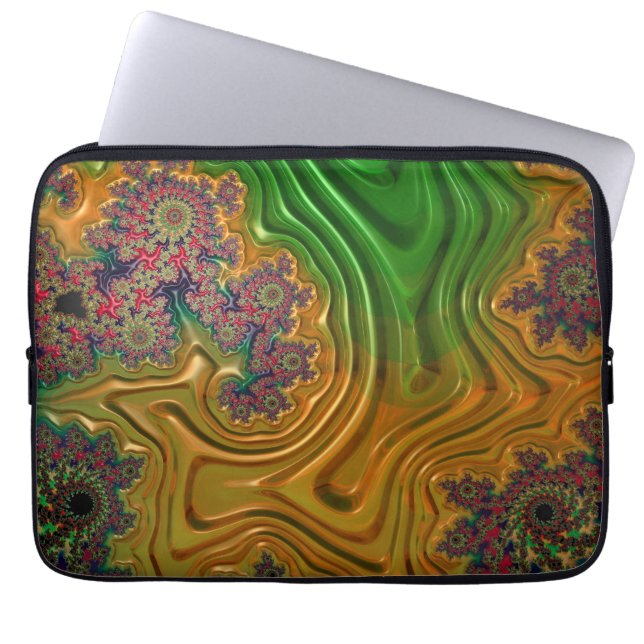Fractal Forest Laptop Sleeve (Front)