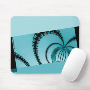 Fractal Garden azure Mouse Mat