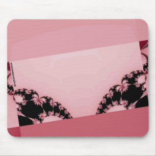 Fractal Garden creamy Mouse Mat