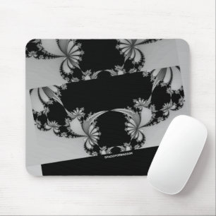 Fractal Garden grey Mouse Mat