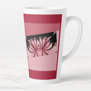 Fractal Garden orchid Latte Mug