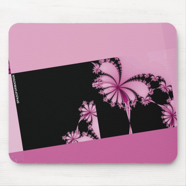 Fractal Garden rose water Mouse Mat (Front)