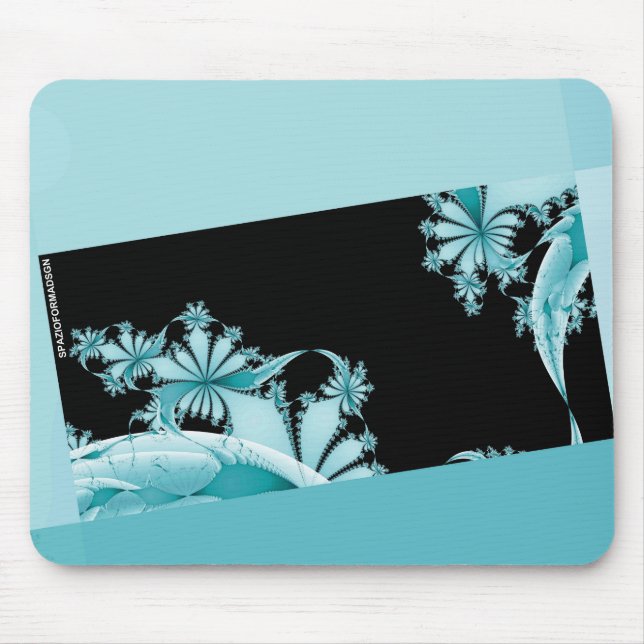 Fractal Garden sky Mouse Mat (Front)